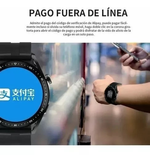 Reloj Inteligente Hw28 Smartwatch Para Hombre+nfc – Relojes